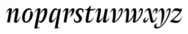 Amster Gris Italica Font LOWERCASE