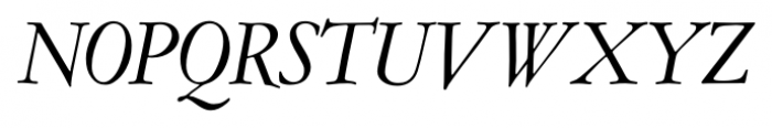 Amsterdamer Garamont Italic Font UPPERCASE