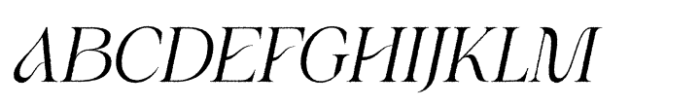 Amadi Rough Italic Font