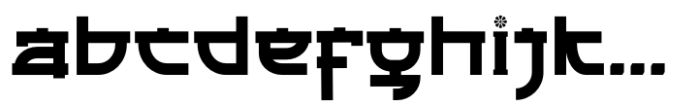 Amagusi Regular Font LOWERCASE