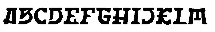 Amai Haze Font UPPERCASE