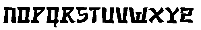 Amai Haze Font UPPERCASE
