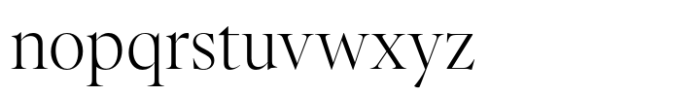 Aman Extra Light Display Font LOWERCASE