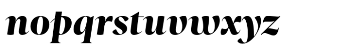 Aman Extrabold Display Italic Font LOWERCASE