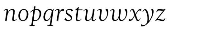 Aman Light Text Italic Font LOWERCASE