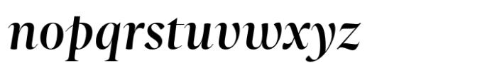 Aman Medium Display Italic Font LOWERCASE