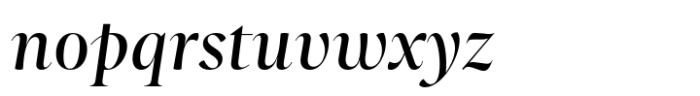 Aman Regular Display Italic Font LOWERCASE