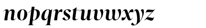 Aman Semibold Display Italic Font LOWERCASE