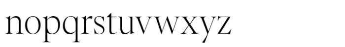 Aman Thin Display Font LOWERCASE