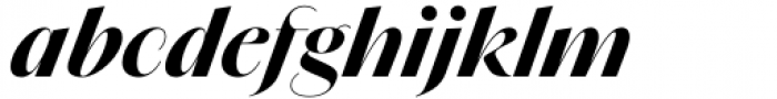 Amandine Bold Italic Font LOWERCASE