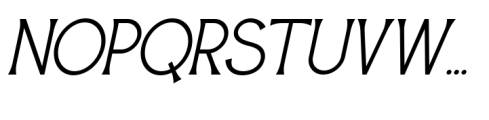 Amane Italic Font UPPERCASE