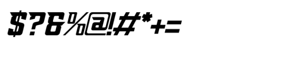 Amang Racing Italic Font OTHER CHARS