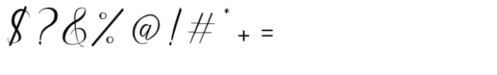 Amanila Font OTHER CHARS