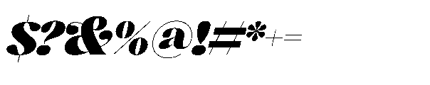 Amarego Italic Font OTHER CHARS