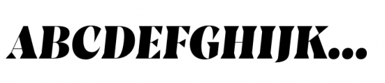 Amarga Extra Bold Italic Font UPPERCASE