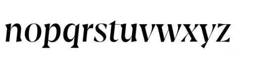 Amarga Medium Italic Font LOWERCASE