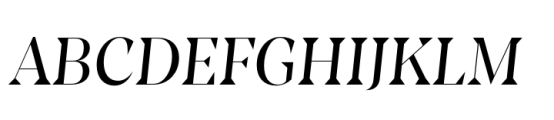 Amarga Regular Italic Font UPPERCASE
