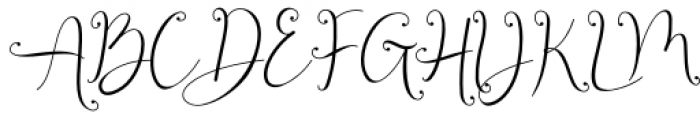 Amarithe Regular Font UPPERCASE