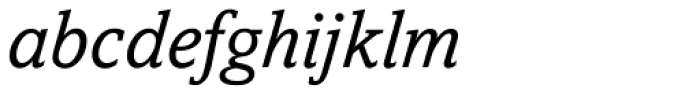 Amasis eText Italic Font LOWERCASE