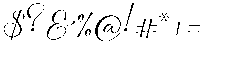 Amaterla Farmosa Regular Font OTHER CHARS