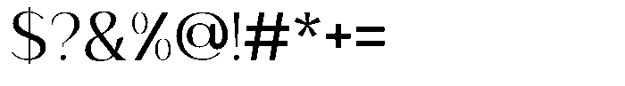 Amavera Font OTHER CHARS