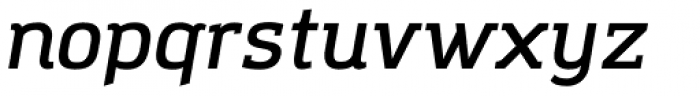 Amazing Grotesk Demi Bold Italic Font LOWERCASE