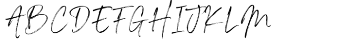 Amazing Midnight Brush Font UPPERCASE