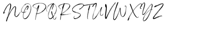 Amazing Midnight Brush Font UPPERCASE