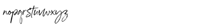 Amazing Midnight Brush Font LOWERCASE