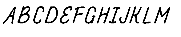 Amazing Pearl Cut Italic FONT