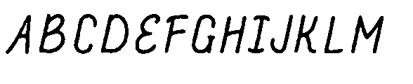 Amazing Pearl Eroded Font UPPERCASE