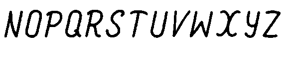 Amazing Pearl Eroded Font UPPERCASE