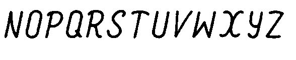 Amazing Pearl Eroded Font LOWERCASE