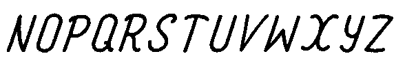 Amazing Pearl Ink Italic Font LOWERCASE