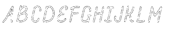 Amazing Pearl Ink Outline FONT
