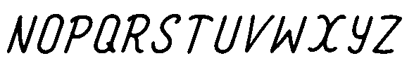 Amazing Pearl Scratch Italic Font LOWERCASE