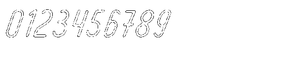 Amazing Pearl Scratch Outline Italic Font OTHER CHARS