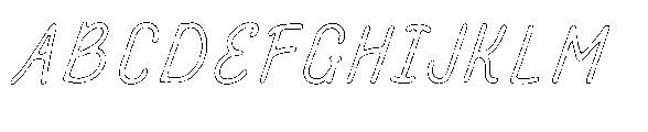 Amazing Pearl Scratch Outline Italic FONT