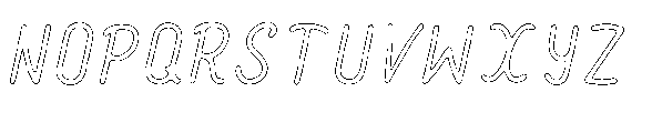 Amazing Pearl Scratch Outline Font UPPERCASE