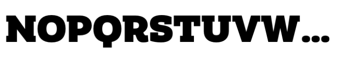 Amazing Slab Black Font UPPERCASE