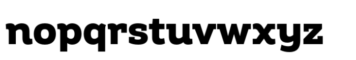 Amazing Slab Extrabold Font LOWERCASE