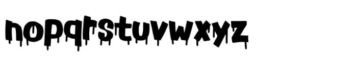 Amazon Drips Font LOWERCASE