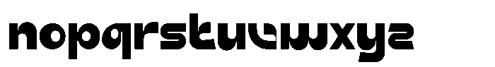 Amber Sialopa Font LOWERCASE