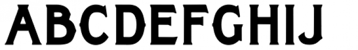 Ambergate Plain Solid Font UPPERCASE