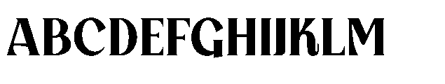 Amberglen Font UPPERCASE