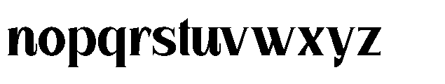 Amberglen Font LOWERCASE