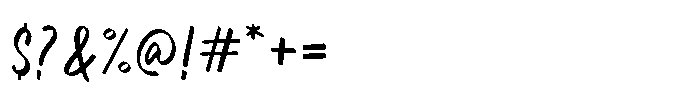 Amberstate Marker Font OTHER CHARS