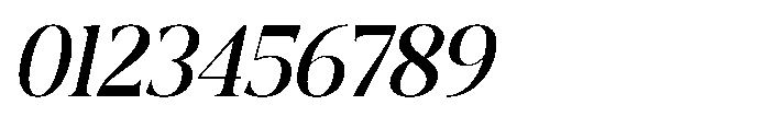 Ambery Verita Italic Font OTHER CHARS