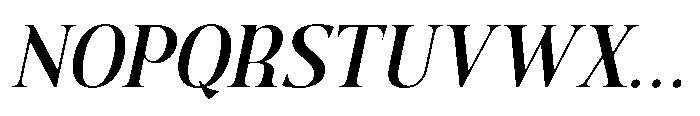 Ambery Verita Italic Font UPPERCASE
