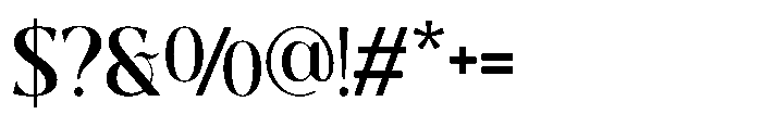 Ambery Verita Regular Font OTHER CHARS
